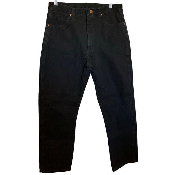 Wrangler Denim - Wrangler jeans black size 11 women's 32/30 straight leg